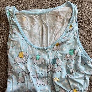 Sleepies Elephant print